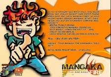 Poster Mangaka Fire 1, 2012