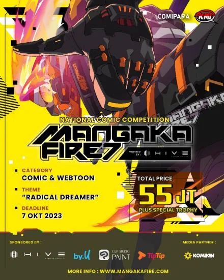 Poster Mangaka Fire 7, 2023